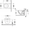 Kép 4/4 - Duravit Starck 3 fali wc 2200090000