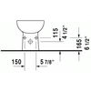 Kép 4/4 - Duravit D-Code álló bidé 223810 (22381000002)