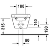 Kép 3/4 - Duravit 2nd floor fali bidé WonderGliss felülettel (22541500001)