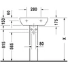 Kép 4/4 - Duravit D-Code 65x50 cm-es mosdó 231065 (23106500002)