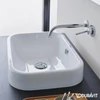 Kép 5/6 - Duravit Happy D.2 60x40 cm ráültethető mosdó 2314600000