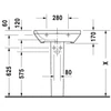 Kép 3/5 - Duravit Durastyle 60x44 cm-es mosdó 2319600000