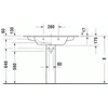 Kép 4/7 - Duravit ME by Starck 103x49 cm mosdó 2336100000