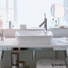 Kép 7/8 - Duravit Cape Cod 46x46 cm ráültethető mosdó 2340460000