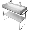 Kép 6/7 - Duravit DuraSquare 100x47 cm mosdó két csaplyukkal 2353100043