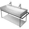 Kép 7/7 - Duravit DuraSquare 100x47 cm mosdó két csaplyukkal 2353100043