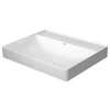 Kép 1/3 - Duravit DuraSquare 60x47 cm ráültethető mosdó csaplyuk nélkül 2354600070