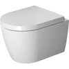 Kép 1/5 - Duravit ME by Starck Compact Rimless (öblítőperem nélküli) fali wc HygieneGlaze felület 2530092000