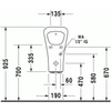 Kép 4/4 - Duravit Durastyle elektronikus (elem) piszoár öblítőperem nélkül 2806310000