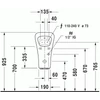 Kép 4/4 - Duravit Durastyle elektronikus piszoár hálózati csatlakozáshoz öblítőperem nélkül HygieneGlaze felület 2806312093