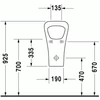 Kép 5/5 - Duravit Durastyle Dry öblítés nélküli piszoár 2808300000