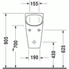 Kép 4/4 - Duravit ME by Starck öblítés nélküli száraz piszoár 2814300000