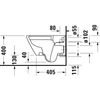 Kép 5/7 - Duravit D-Neo Rimfree fali WC csésze szett, fehér 45770900A1