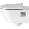 Kép 3/8 - Duravit D-Neo Rimless fali WC csésze szett, fehér 45780900A1