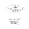 Kép 5/6 - Faber Galileo Smart BK Glass A830 Indukciós főzőlap integrált páraelszivóval 340.0577.694