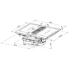 Kép 4/5 - Faber Galileo Smart BK Glass A600 indukciós főzőlap integrált páraelszívóval 340.0627.227