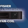 Kép 2/3 - Fisher Design Fan-Coil FFP-SLIM-850L2V-B parapet/mennyezeti fan-coil, fekete (3.7 kW)