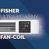 Kép 3/4 - Fisher Design Fan-Coil FFP-SLIM-850L2V-W parapet/mennyezeti fan-coil, fehér (3.7 kW)