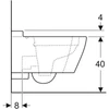 Kép 4/4 - Geberit myDay fali WC, mélyöblítésű, zárt forma, Rimfree, 54cm, KeraTect® (201460600)