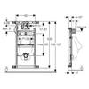 Kép 2/2 - Geberit Kombifix univerzális vizelde szerelőelem 457.611.00.1
