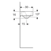 Kép 4/4 - Geberit Citterio 45x30 cm kézmosó 500.541.01.1