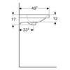 Kép 4/4 - Geberit Acanto 65x48,2 cm mosdó 500.621.01.2