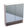 Kép 1/8 - Geberit Acanto tükrös szekrény világítással, két ajtóval 75x83 cm 500.645.00.2