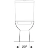 Kép 4/5 - Geberit Selnova álló monoblokk WC csésze 36x67 cm mélyöblítésű, alsó kifolyású 500.281.01.7