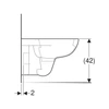 Kép 5/5 - Geberit Selnova mélyöblítésű fali WC 35,8x53 cm, fehér (500.260.01.7)