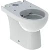 Kép 1/4 - Geberit Selnova Compact álló WC falon kívüli öblítőtartályokhoz, mélyöblítésű, univerzális kifolyású, részben zárt forma, rövidített kivitel, Rimfree, Fehér 500.478.01.1