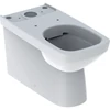 Kép 1/4 - Geberit Selnova Square álló WC, falon kívüli öblítőtartályokhoz, monoblokkos, mélyöblítésű WC, falhoz illeszkedő, részben zárt forma, Rimfree, Fehér 500.489.01.1