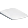 Kép 1/4 - Geberit Selnova Compact WC-ülőke, szögletes design, rögzítés felülről, fehér (501.928.01.1)