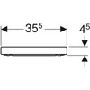 Kép 3/4 - Geberit iCon WC-ülőke, rögzítés felülről (574120000)