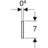 Kép 4/4 - Geberit szigetelő csík, B=7cm, L=3.3m, s=4mm (653009000)