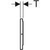 Kép 4/4 - Geberit Sigma10 érintésmentes nyomólap 2 öblítéshez, Sigma 12 cm-es tartályhoz, fekete 115.890.DW.6