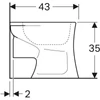 Kép 4/4 - Geberit Bambini laposöblítésű álló gyermek WC 211500000