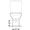 Kép 4/5 - Geberit Selnova álló monoblokk WC 36x68 cm mélyöblítésű, hátsó kifolyású, Rimfree 500.285.01.7