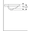Kép 4/4 - Geberit VariForm kerek beépíthető mosdó 48 cm, csaplyuk-peremmel 500.705.01.2