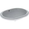Kép 1/4 - Geberit VariForm alulról beépíthető elliptikus mosdó 61 cm, túlfolyóval 500.756.01.2