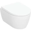 Kép 1/4 - Geberit iCon mélyöblítésű fali WC készlet WC-ülőkével, rövidített kivitel, Rimfree, fehér 502.381.00.1
