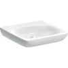 Kép 1/4 - Geberit Selnova Comfort akadálymentes mosdó 60x55 cm, csaplyuk és túlfolyó nélkül 502.771.00.7