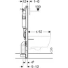 Kép 3/3 - Geberit Duofix BASIC fali WC-szerelőelem 112 cm, Delta 12 cm-es falsík alatti öblítőtartállyal 111.153.00.3