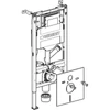 Kép 2/4 - Geberit Duofix fali WC-szerelőelem, 112 cm, Sigma 12 cm-es falsík alatti öblítőtartállyal, csatlakozócsonkkal szagelszíváshoz 111.367.00.6