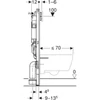 Kép 4/4 - Geberit Duofix fali WC-szerelőelem, 112 cm, Sigma 12 cm-es falsík alatti öblítőtartállyal, csatlakozócsonkkal szagelszíváshoz 111.367.00.6