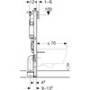 Kép 3/3 - Geberit Duofix fali WC-szerelőelem, 112 cm, Sigma 12 cm-es falsík alatti öblítőtartállyal 111.300.00.6