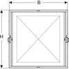 Kép 4/5 - Geberit ONE Beépítődoboz - falsíkba süllyesztett tükrös szekrényhez 64,5x93,5 cm 111.941.00.1