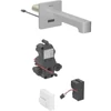 Kép 1/4 - Geberit Brenta fali mosdócsaptelep falsík alatti vezérlőhöz 22 cm, keverő nélkül rozsdamentes acél, szálcsiszolt 116.291.SN.1