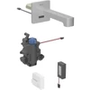 Kép 1/4 - Geberit Brenta fali mosdócsaptelep 22 cm, termosztatikus keverővel, rozsdamentes acél, szálcsiszolt 116.298.SN.1