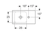 Kép 5/5 - Geberit iCon xs 50-es mosdó 124053000