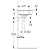 Kép 3/4 - Geberit iCon xs sarok kézmosó 46x31 124729000